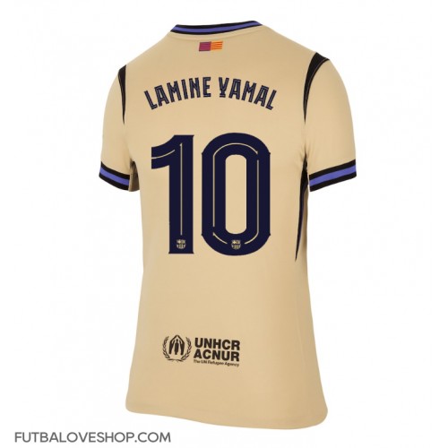 Dres Barcelona Lamine Yamal #10 Preč pre Ženy 2025-26 Krátky Rukáv